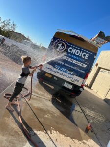 washing van